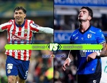 La diferencia entre ambos en la clasificación es de cuatro puntos, aunque Querétaro llega con un partido pendiente respecto a Chivas. ESPECIAL / IMAGO7 y CANVA