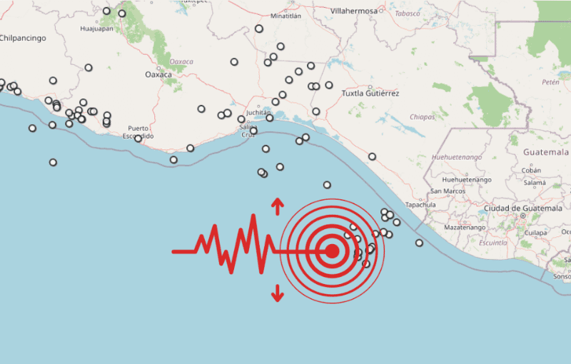 &nbsp;Sismo en Chiapas. ESPECIAL / SSN