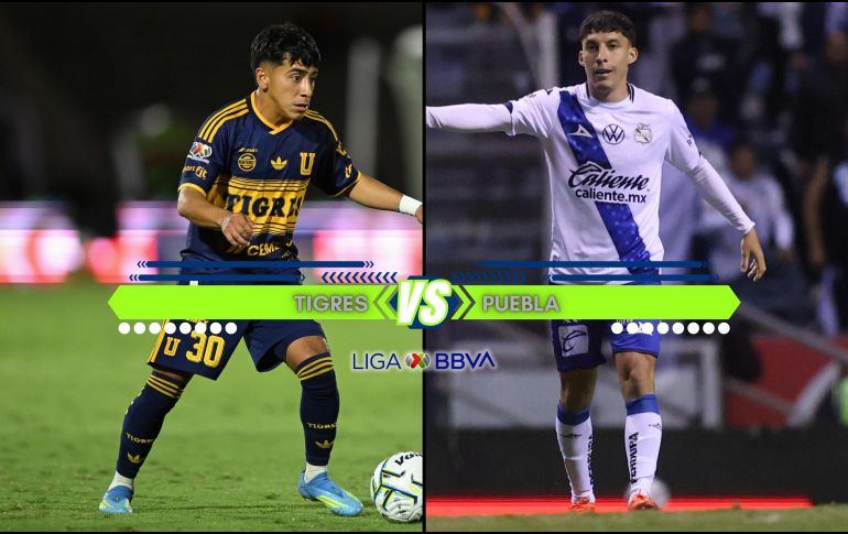 El partido entre felinos y camoteros se disputará a las 21:10 horas en el Estadio Universitario de Monterrey, Nuevo León. ESPECIAL /  IMAGO7 y CANVA