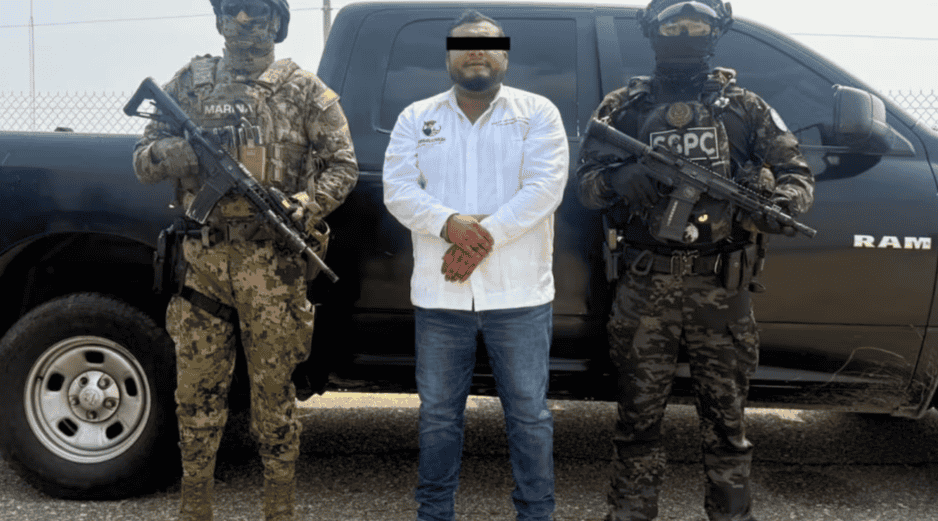 El edil, conocido como “Quetu”, fue detenido el pasado 23 de septiembre durante un operativo coordinado entre autoridades estatales y federales. ESPECIAL