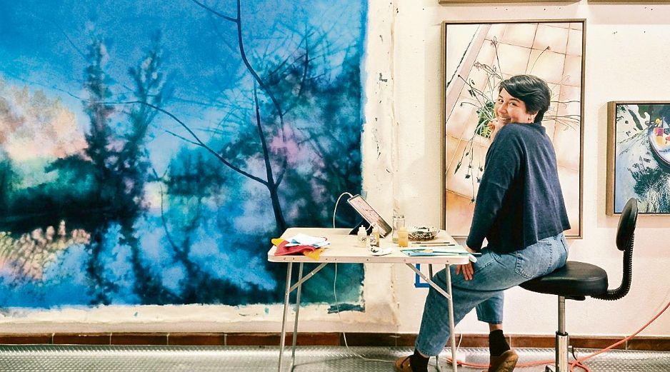 María José Petersen presenta una obra surgida de su experiencia entre Guadalajara y Galicia. CORTESÍA