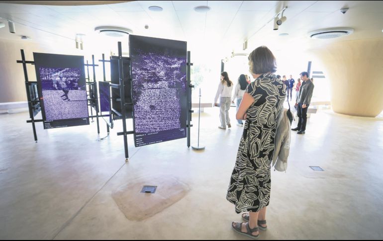 La exposición propone un encuentro entre el futbol, el arte y la tecnología. EL INFORMADOR/ J. Acosta