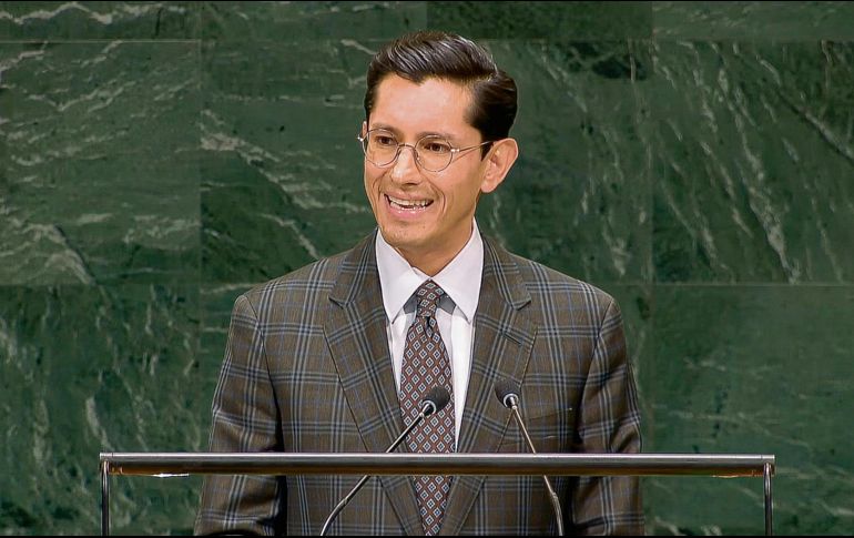 El canciller, Roberto Velasco, se encontró con el Alto Comisionado de la ONU en Nueva York. ESPECIAL