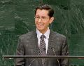 El canciller, Roberto Velasco, se encontró con el Alto Comisionado de la ONU en Nueva York. ESPECIAL