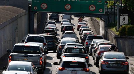 El programa Hoy No Circula se aplica de las 5:00 a las 22:00 horas en todas las alcaldías de la Ciudad de México y en tres zonas conurbadas del Estado de México. SUN/D. Simón
