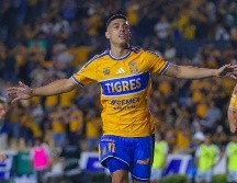 Brunetta hizo el gol con que Tigres venció al Puebla por medio de un penal al minuto 53. IMAGO7/N. Pamela