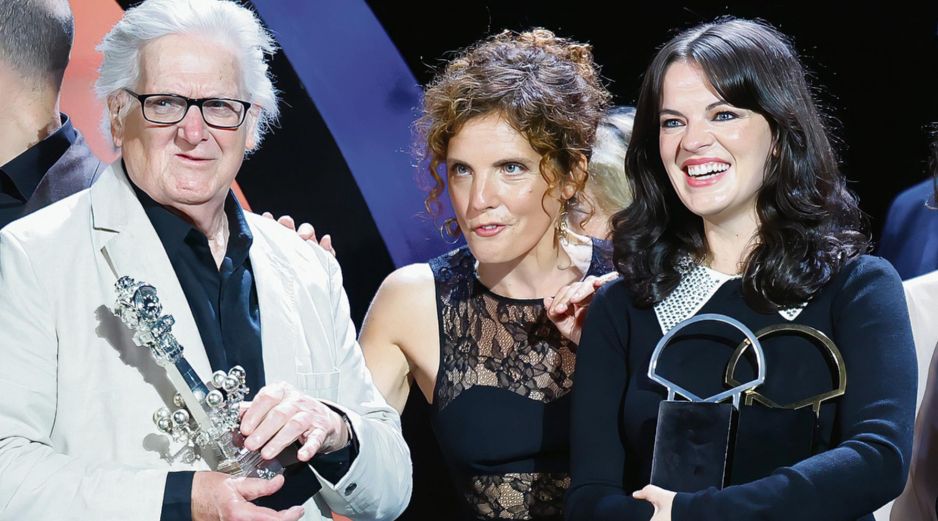 Actores de la máxima ganadora del festival: “Tender Loving Care”. EFE
