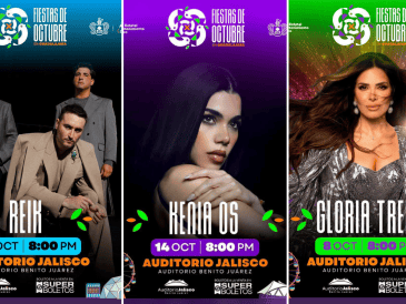 La cartelera de este año promete satisfacer absolutamente todos los gustos musicales, sumando a talentos de renombre como Kenia Os, Reik, Gloria Trevi. CORTESÍA/ Facebook/ Fiestas de Octubre