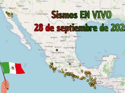 EN VIVO | Sismos en México | Lunes 28 de septiembre. ESPECIAL / SSN