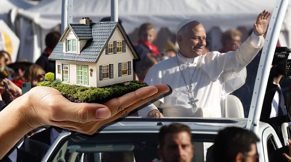 El Papa León XVI habló de los problemas de vivienda que aquejan al mundo. EFE / ARCHIVO