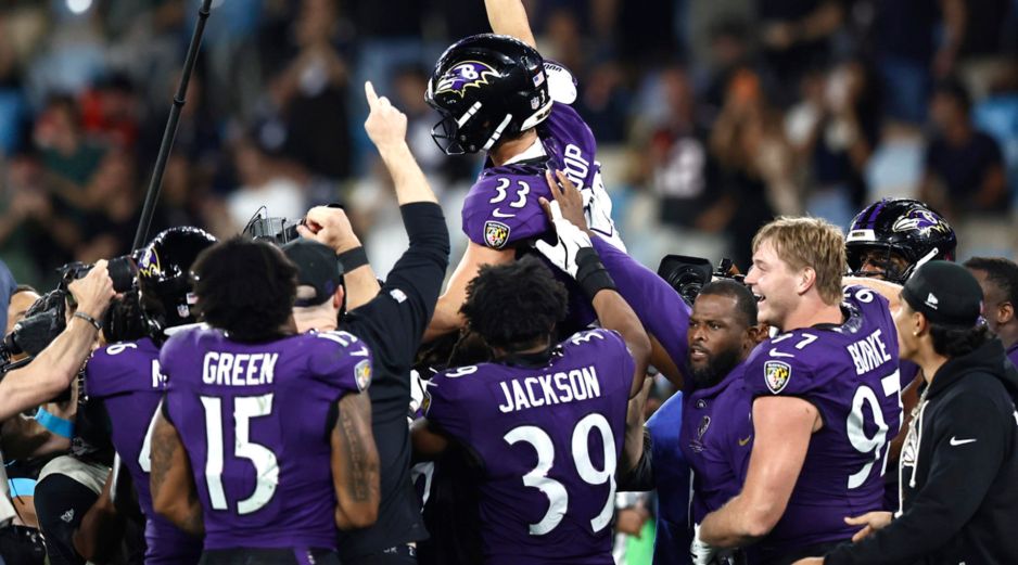 Los Ravens vencieron a Dallas en el Maracaná. EFE / A. COEHLO