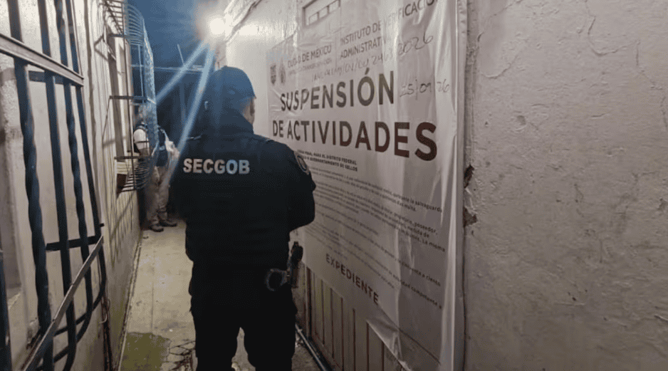 Además de suspender los establecimientos, las autoridades informaron sobre la detención de nueve personas por el delito de quebrantamiento de sellos. ESPECIAL