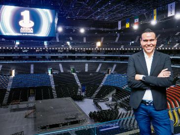El vocero de Arena Guadalajara, Dante Guillén, destaca los resultados del primer año de operaciones. EL INFORMADOR/ J. Acosta