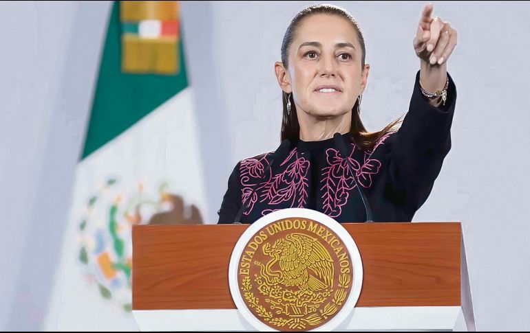 La mandataria señaló que se procederá contra Olán Aparicio si hay denuncias. EL UNIVERSAL