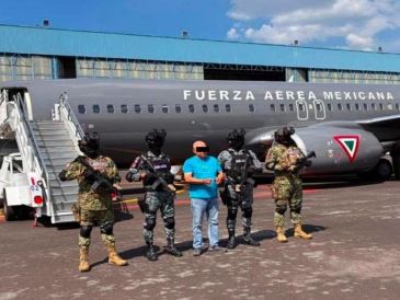 Jesús Manuel "N", alias "Bebo", fue detenido por delincuencia organizada en la modalidad de operaciones con recursos de procedencia ilícita. FACEBOOK/sspcmx
