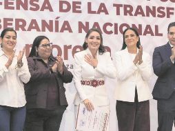 La senadora con licencia, Jasmine María Bugarín, fue nombrada coordinadora en Nayarit. EL UNIVERSAL
