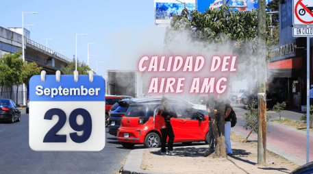 La mañana de este martes 29 de septiembre en Guadalajara se registra buena calidad del aire en Atemajac con 5 Puntos IMECA. EL INFORMADOR / ARCHIVO