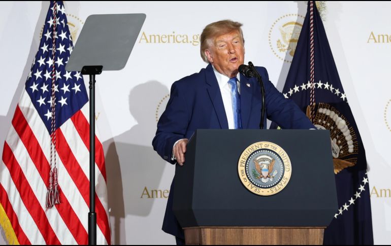 Trump, que propone rebautizar la IA como 