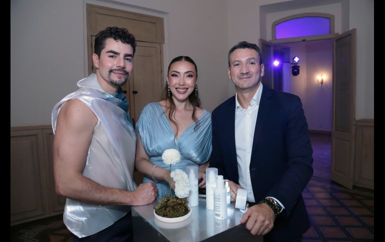 Marco Gutiérrez, María Alejandra Olivares y Daniel Osca. GENTE BIEN JALISCO/ Claudio Jimeno