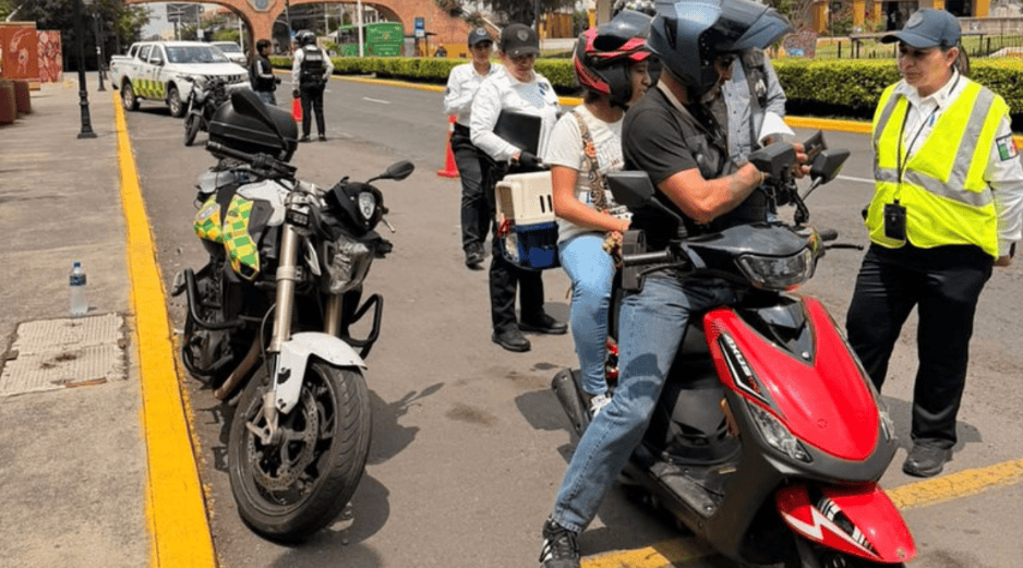 Se han retirado 41 motocicletas de circulación que ofrecían servicio de traslado de pasajeros mediante plataformas digitales. SETRAN