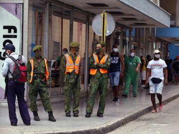 El gobierno de Trump endureció aún más su cerco contra Cuba. EFE/E. Mastrascusa