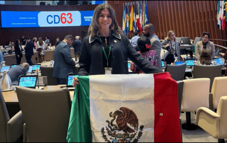 La diputada emecista intervino como representante de UNITE, organización integrada por legisladores de distintos países que trabajan para fortalecer las políticas públicas de salud desde los poderes legislativos. ESPECIAL