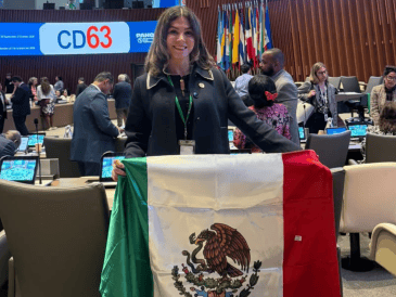 La diputada emecista intervino como representante de UNITE, organización integrada por legisladores de distintos países que trabajan para fortalecer las políticas públicas de salud desde los poderes legislativos. ESPECIAL