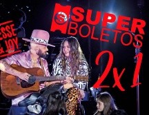 Superboletos tiene trece conciertos en la Arena Guadalajara al 2x1 solo HOY 30 de septiembre; entre ellos, boletos para Jesse & Joy. SUN / ARCHIVO