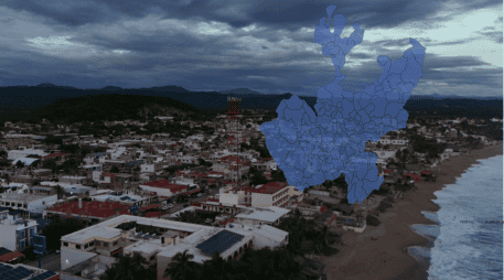 El escenario previsto señala que el ciclón puede alcanzar la categoría 2 durante el transcurso de este miércoles. ESPECIAL/Protección Civil Jalisco