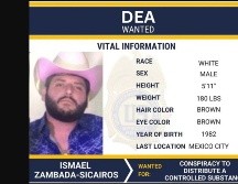 La ficha de la DEA señala que EU busca a Ismael Zambada Sicairos por 