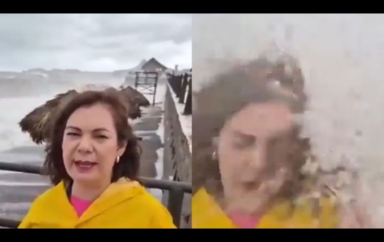 La periodista Yesika Ojeda, integrante del medio 