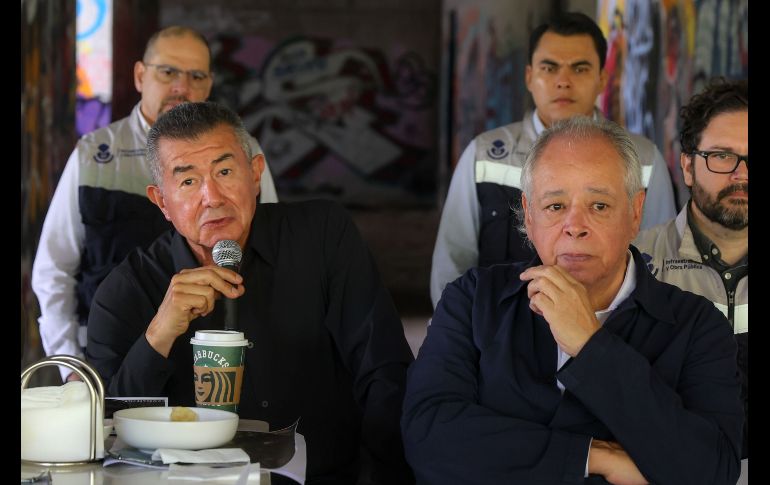 El recorrido se llevó a cabo esta mañana en la obra que lleva un avance de alrededor del 25 por ciento. EL INFORMADOR/A. Navarro