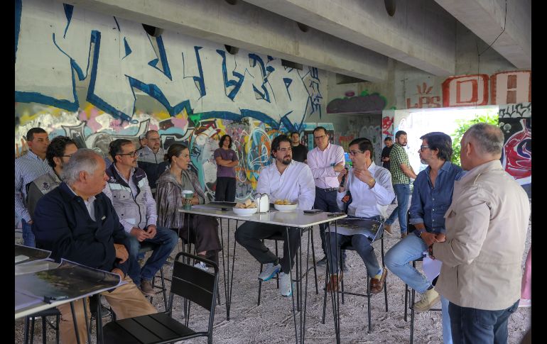 El recorrido se llevó a cabo esta mañana en la obra que lleva un avance de alrededor del 25 por ciento. EL INFORMADOR/A. Navarro