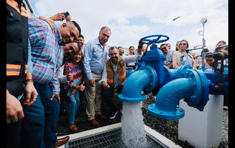  Tlajomulco incorpora un nuevo pozo en Punto Sur para fortalecer el suministro de agua en zonas de alta demanda. CORTESÍA.
