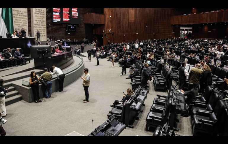 La minuta fue turnada a la Cámara de Diputados para continuar trámite legislativo. SUN/G. Pano