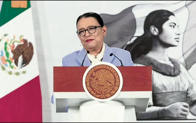 Rosa Icela Rodríguez. La titular de la Segob inaugurará el trabajo de rendición de cuentas.  SUN
