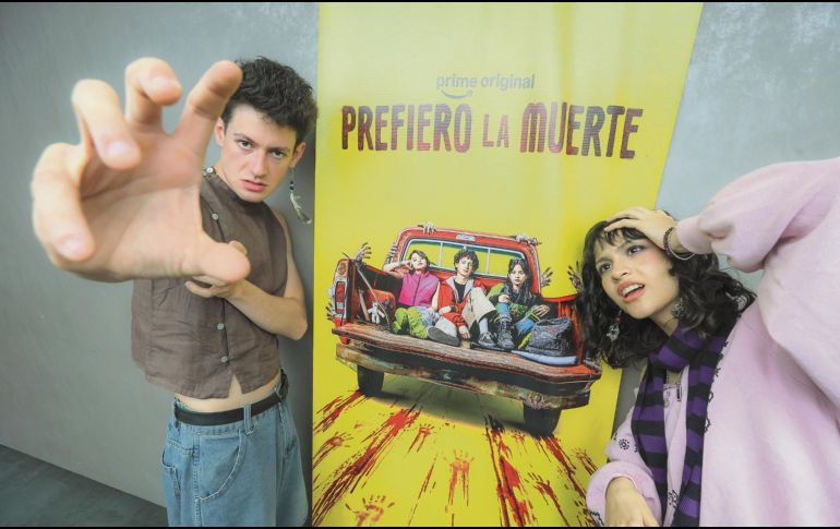 Diego Bernal y Lilith Curiel. Los protagonistas exploran desde sus personajes una historia que combina humor, fantasía y libertad creativa. EL INFORMADOR/A. Navarro