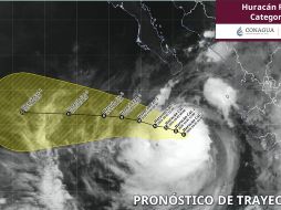 Rachel tomará fuerza al mismo tiempo que se adentrará a mar abierto. X/conagua_clima