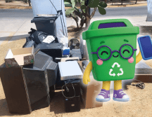 Libertad Zavala, titular de la Dirección de Medio Ambiente, explicó que el objetivo principal consiste en evitar que los residuos tecnológicos terminen en los vertederos municipales. ESPECIAL/Gobierno de Guadalajara
