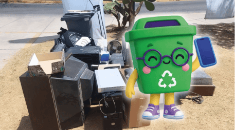 Libertad Zavala, titular de la Dirección de Medio Ambiente, explicó que el objetivo principal consiste en evitar que los residuos tecnológicos terminen en los vertederos municipales. ESPECIAL/Gobierno de Guadalajara