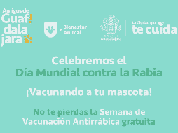 La rabia es una enfermedad viral que puede transmitirse de animales infectados a las personas, principalmente mediante la saliva y mordeduras. ESPECIAL/Gobierno de Guadalajara