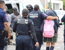 Entre los lesionados se encuentran dos docentes, un alumno y una mujer, apuntó el Gobierno de Coahuila. SUN/F. Rodríguez