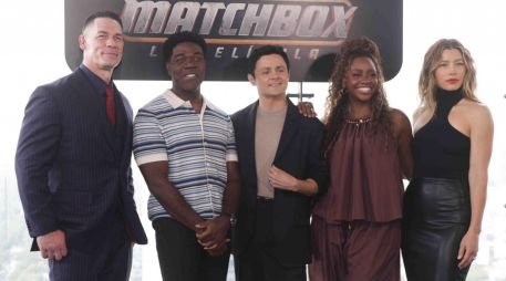 John Cena junto al reparto de 'Matchbox', el nuevo blockbuster de Mattel que transforma los clásicos autos de juguete en una aventura de espionaje a máxima velocidad.
SUN/C. Mejía