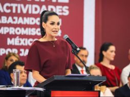 Mery Pozos llamó a mantener la unidad en Morena mientras avanza la contienda interna por Guadalajara. EL INFORMADOR/J. ACOSTA.