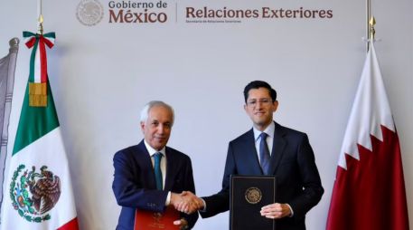 Velasco destacó el diálogo que se ha establecido con Qatar en materia de mediación. X/SRE_mx