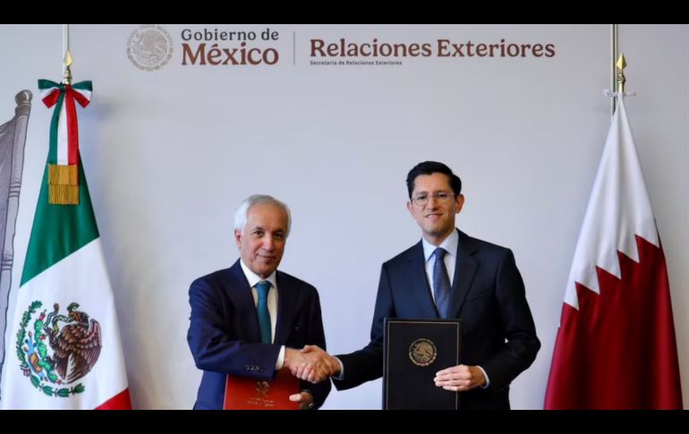 Velasco destacó el diálogo que se ha establecido con Qatar en materia de mediación. X/SRE_mx