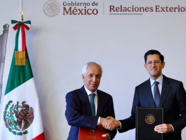 Velasco destacó el diálogo que se ha establecido con Qatar en materia de mediación. X/SRE_mx