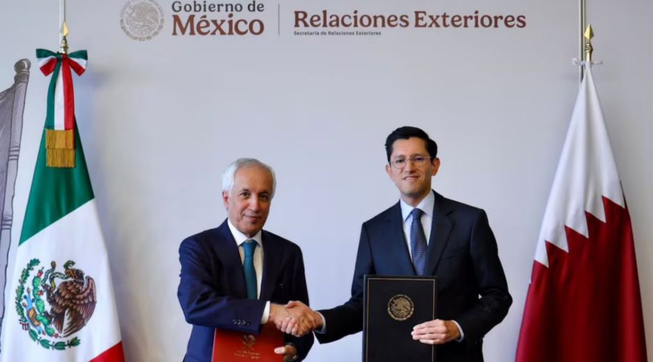 Velasco destacó el diálogo que se ha establecido con Qatar en materia de mediación. X/SRE_mx