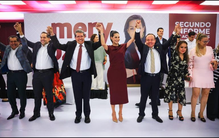 La diputada federal Mery Pozos presentó su segundo informe y destacó su trabajo legislativo, gestiones presupuestales y atención a habitantes de Guadalajara. EL INFORMADOR/J. ACOSTA.