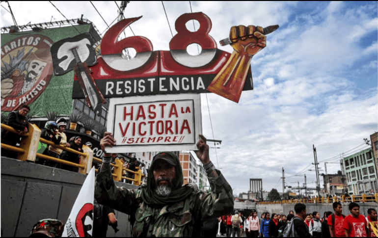 Entre las demandas expresadas por el Comité 68 se encuentra la reactivación de acciones penales y procesos judiciales relacionados con los hechos del 2 de octubre de 1968 y el 10 de junio de 1971. SUN / ARCHIVO